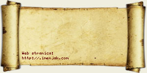 Žanka Stamenković vizit kartica